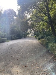 fietstochtje door het park